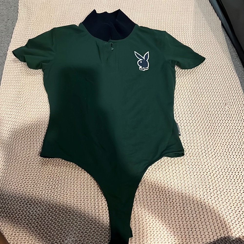 MISSGUIDED X PLAYBOY THONG POLO BODYSUIT